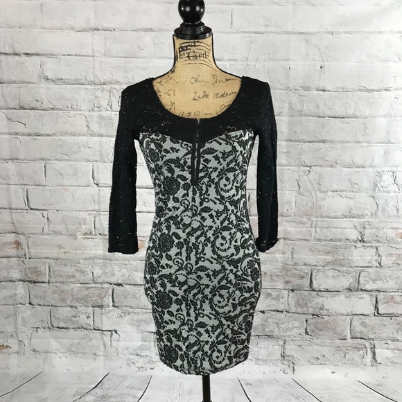 Free People Dresses & Skirts - Free People BOHO Lace Bodycon Dress